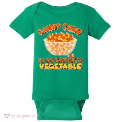 Candy Corn Is My Favorite Vegetable Baby Bodysuit