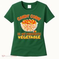 Candy Corn Is My Favorite Vegetable Women's T-Shirt thumb 0