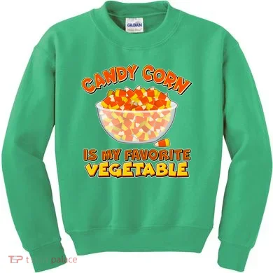 Candy Corn Is My Favorite Vegetable Kids Sweatshirt