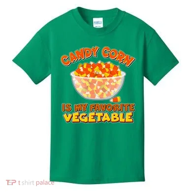 Candy Corn Is My Favorite Vegetable Kids T-Shirt