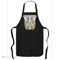 Candy Corn Skeleton Hallween Costume Apron thumb 0
