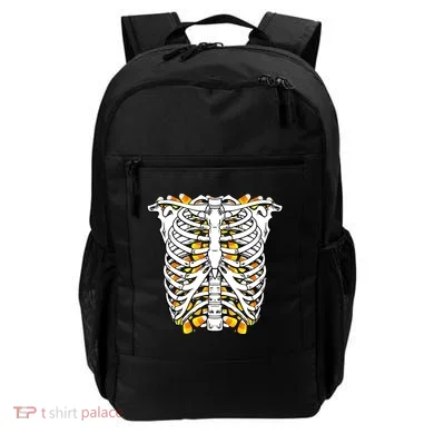 Candy Corn Skeleton Hallween Costume Backpack
