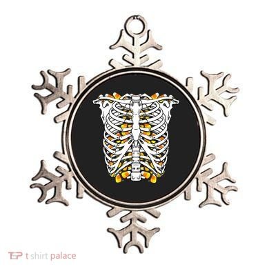 Candy Corn Skeleton Hallween Costume Ornament