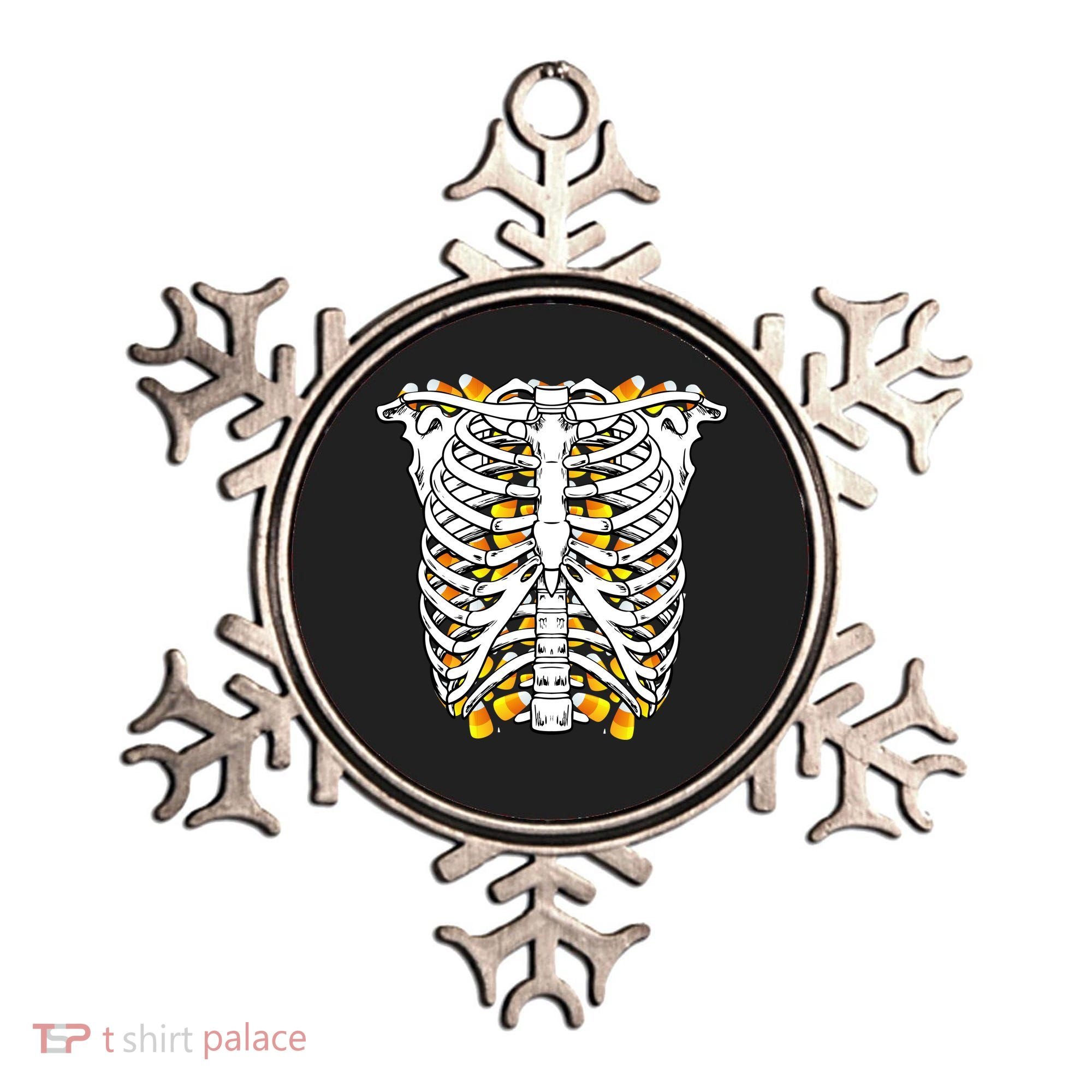 Candy Corn Skeleton Hallween Costume Ornament