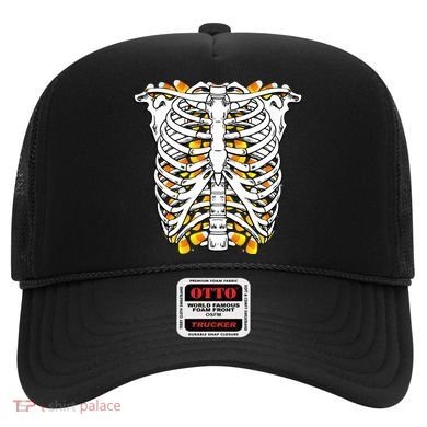 Candy Corn Skeleton Hallween Costume Hat