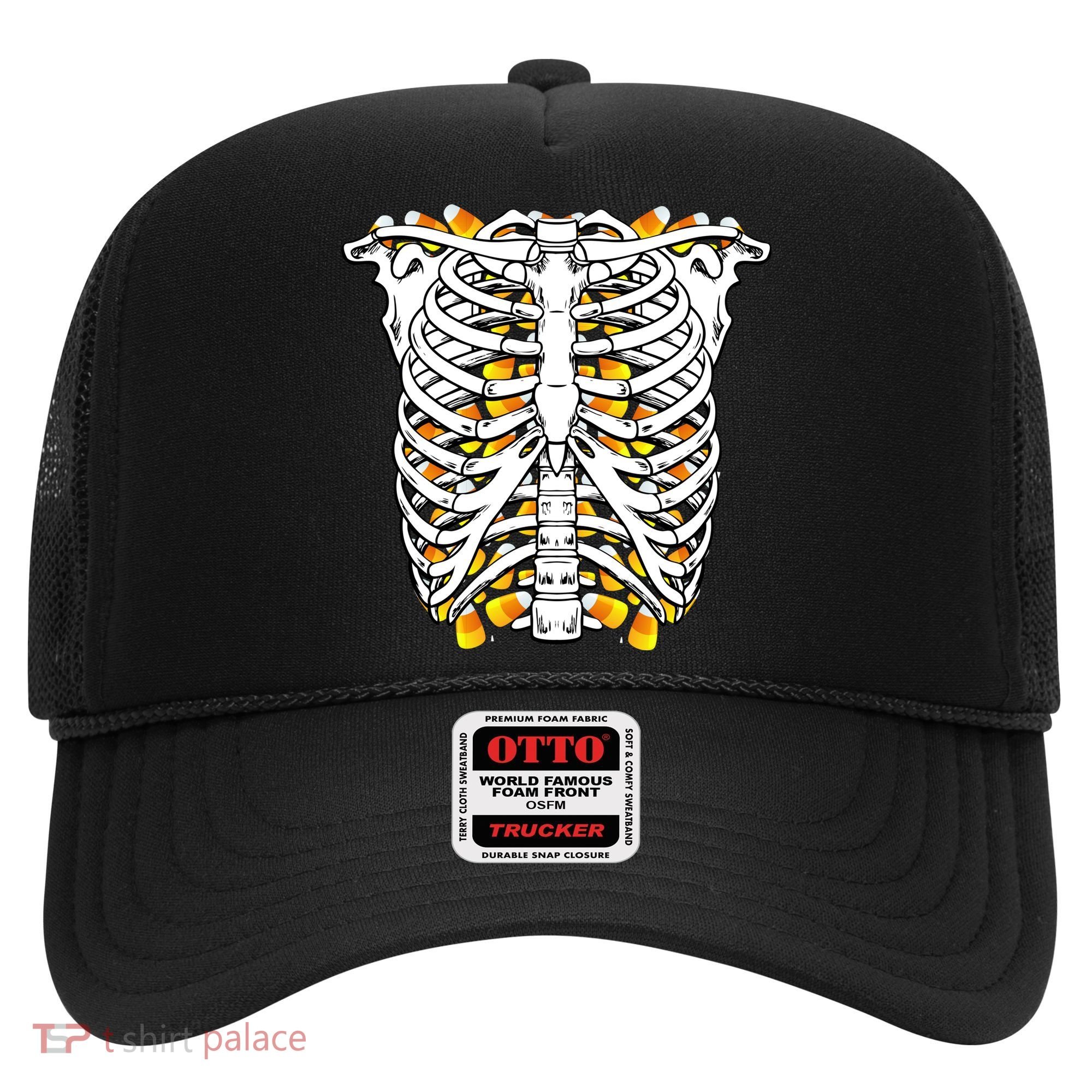 Candy Corn Skeleton Hallween Costume Hat
