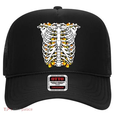 Candy Corn Skeleton Hallween Costume Hat