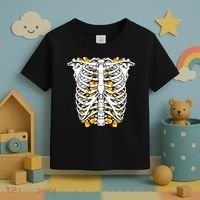 Candy Corn Skeleton Hallween Costume Toddler T-Shirt thumb 3