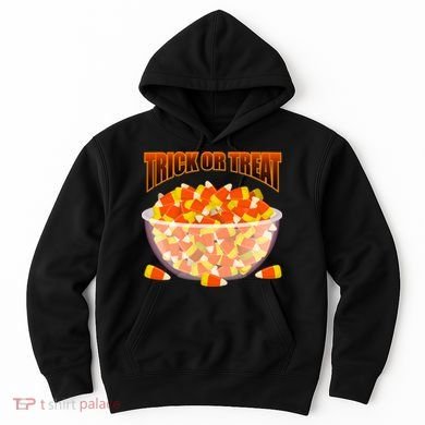 Candy Corn Trick or Treat Halloween Hoodie