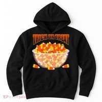 Candy Corn Trick or Treat Halloween Hoodie thumb 0