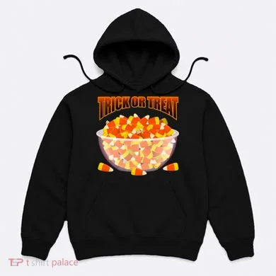 Candy Corn Trick or Treat Halloween Hoodie