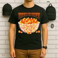Candy Corn Trick or Treat Halloween T-Shirt thumb 6