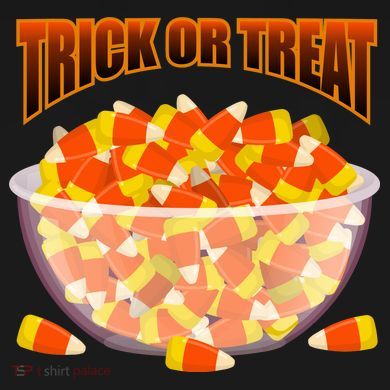 Candy Corn Trick or Treat Halloween Tall T-Shirt