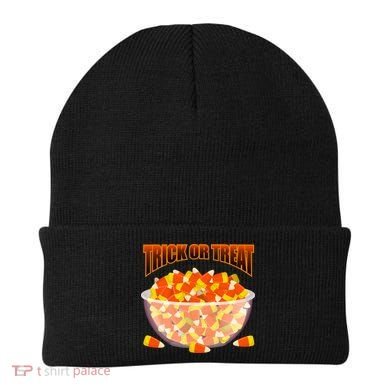 Candy Corn Trick or Treat Halloween Beanie