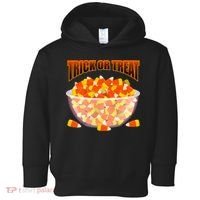 Candy Corn Trick or Treat Halloween Toddler Hoodie thumb 0