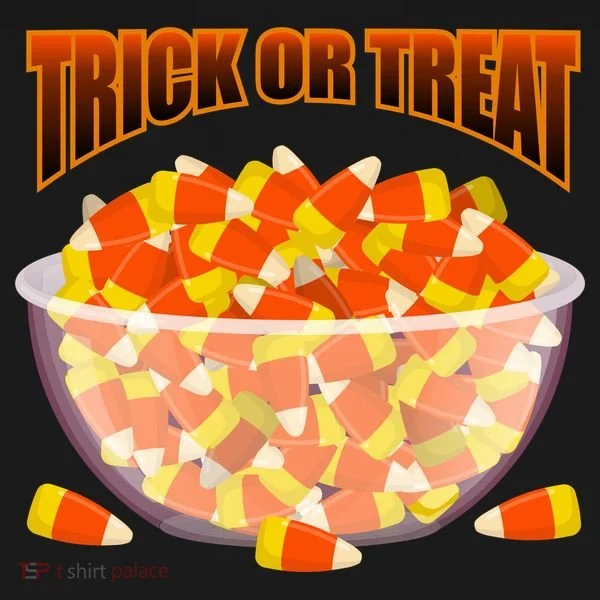 Candy Corn Trick or Treat Halloween Toddler T-Shirt