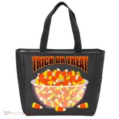 Candy Corn Trick or Treat Halloween Tote Bag