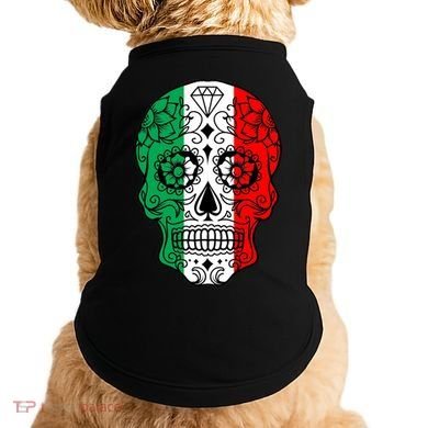 Candy Diamond Skull of Italy Doggie Tank