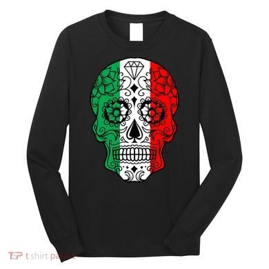 Candy Diamond Skull of Italy Long Sleeve Shirt