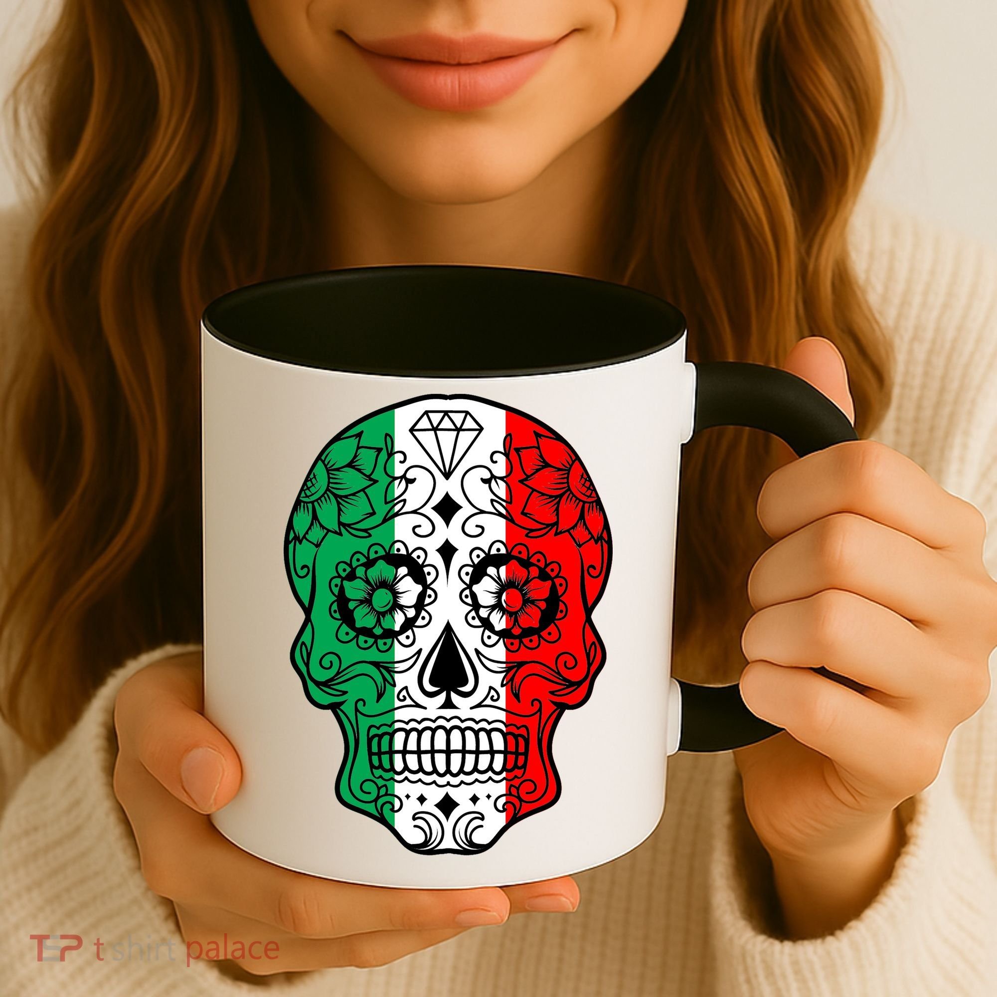 Candy Diamond Skull of Italy Coffee Mug