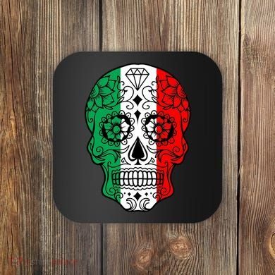 Candy Diamond Skull of Italy Coaster