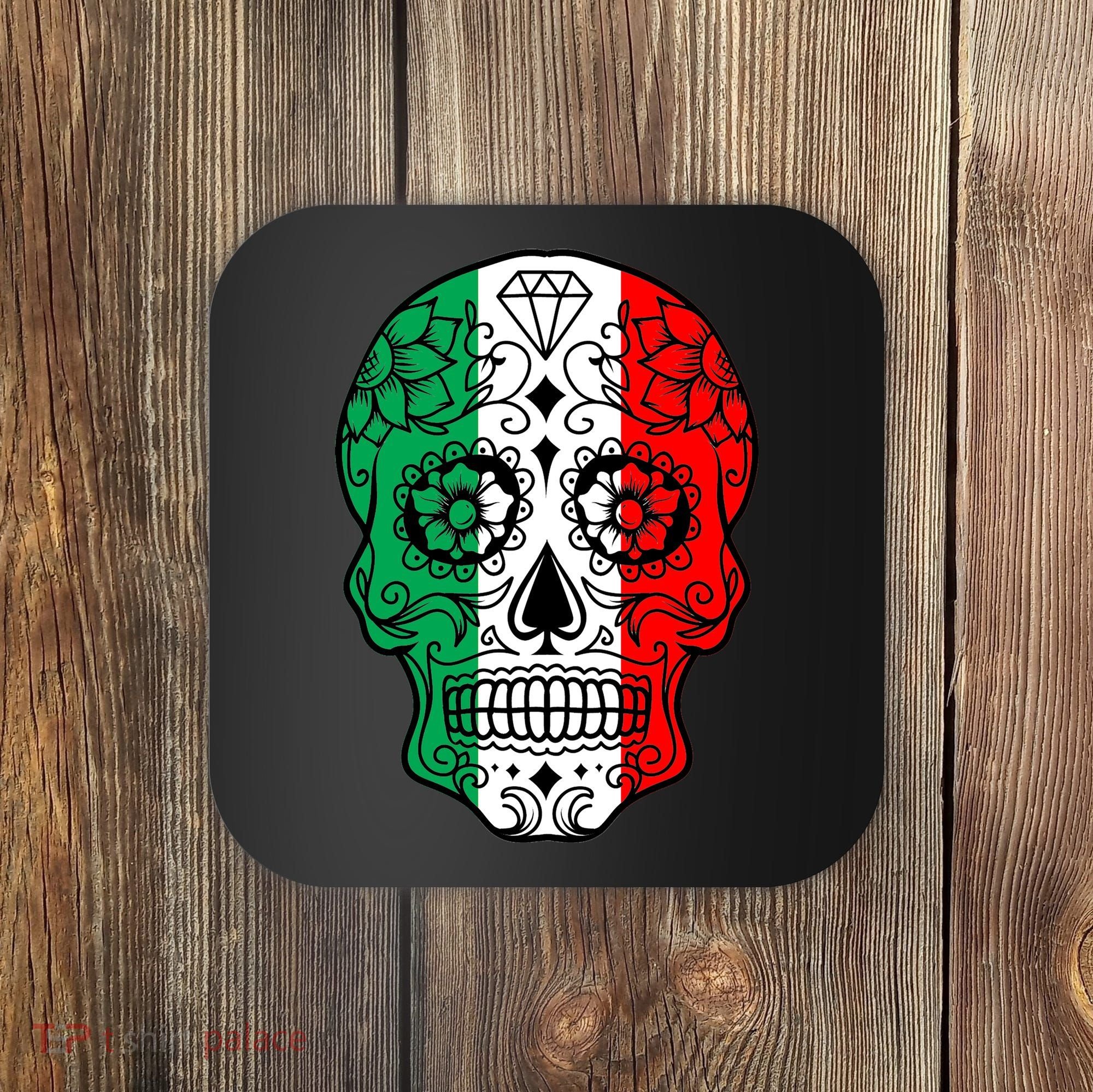 Candy Diamond Skull of Italy Coaster