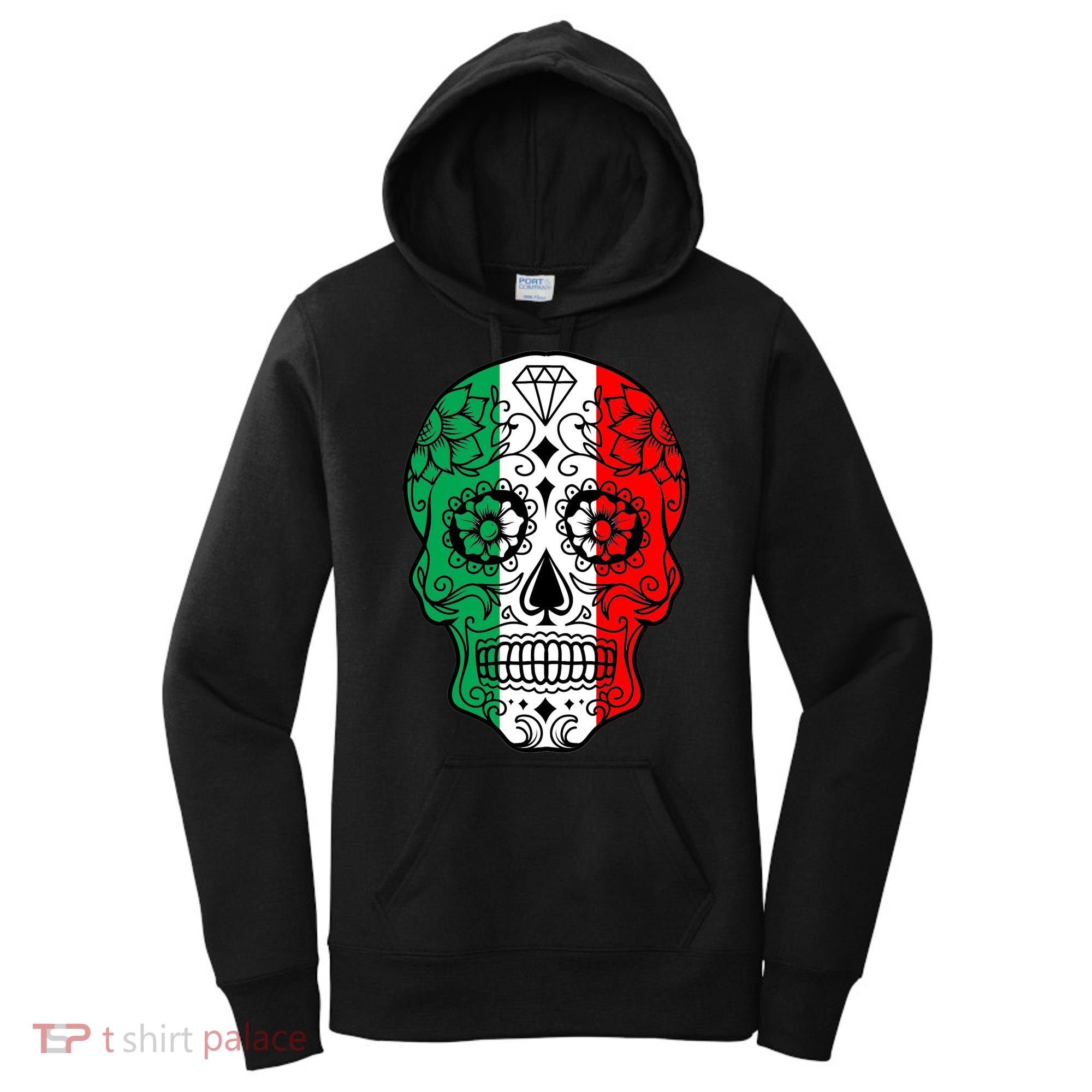 Candy Diamond Skull of Italy Women's Hoodie