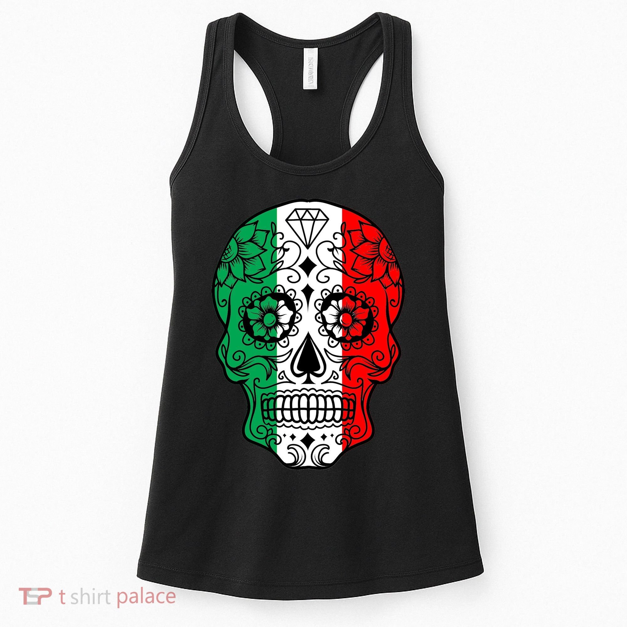 Candy Diamond Skull of Italy Women's Tank Top