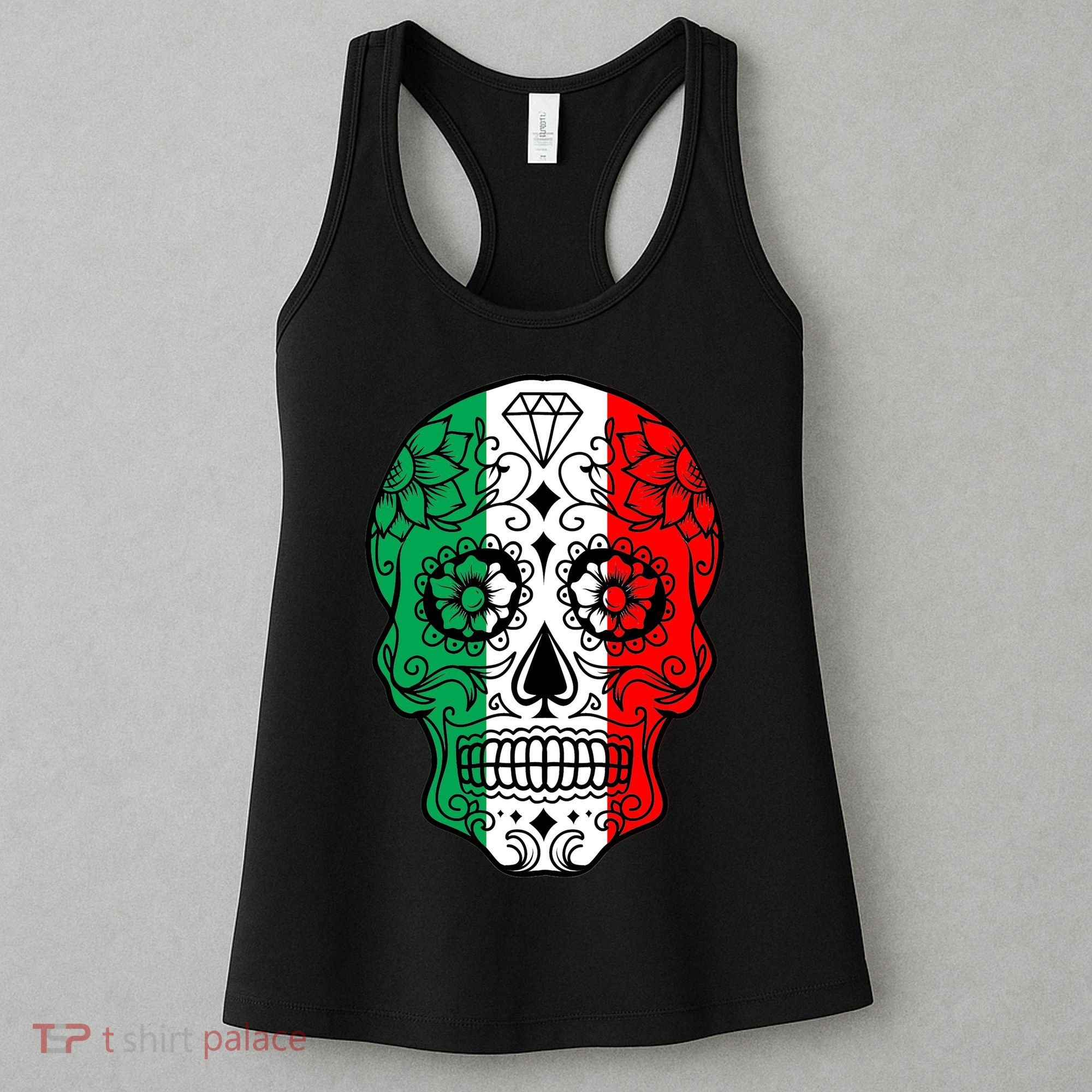 Candy Diamond Skull of Italy Women's Tank Top