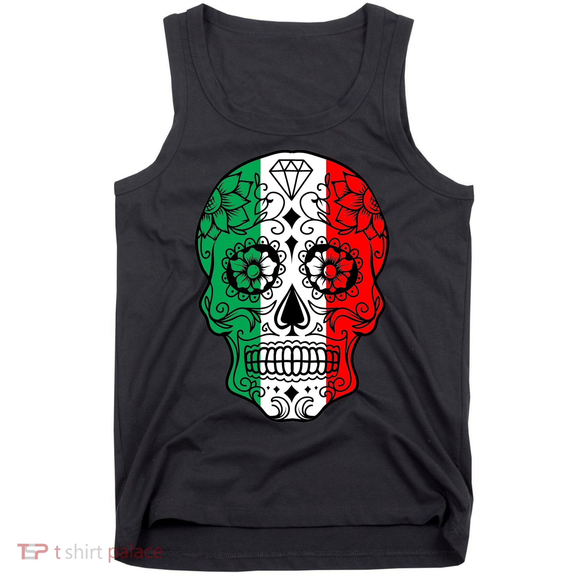 Candy Diamond Skull of Italy Tank Top