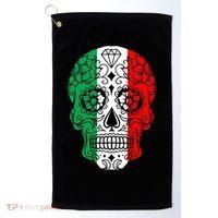 Candy Diamond Skull of Italy Golf Towel thumb 0