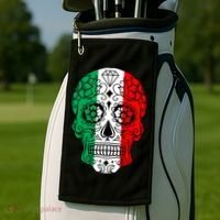 Candy Diamond Skull of Italy Golf Towel thumb 2
