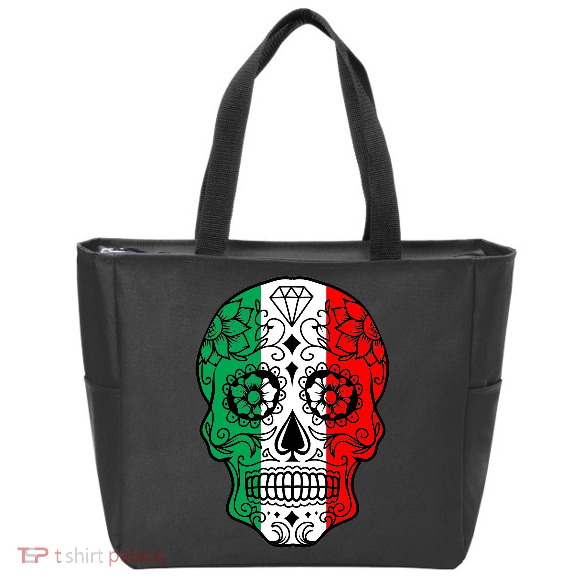 Candy Diamond Skull of Italy Tote Bag