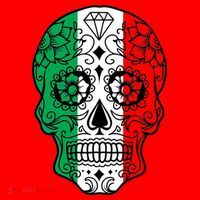 Candy Diamond Skull of Italy Santa Hat thumb 1