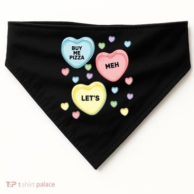 Candy Of Hearts USA-Made Doggie Bandana