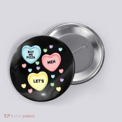 Candy Of Hearts Button