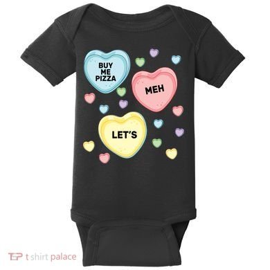 Candy Of Hearts Baby Bodysuit