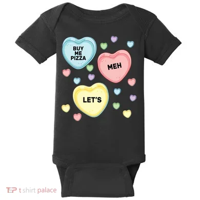 Candy Of Hearts Baby Bodysuit