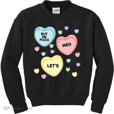 Candy Of Hearts Kids Sweatshirt