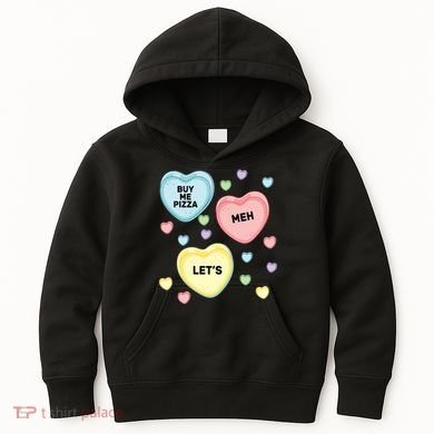 Candy Of Hearts Kids Hoodie