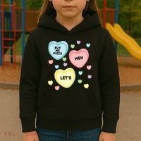 Candy Of Hearts Kids Hoodie thumb 3