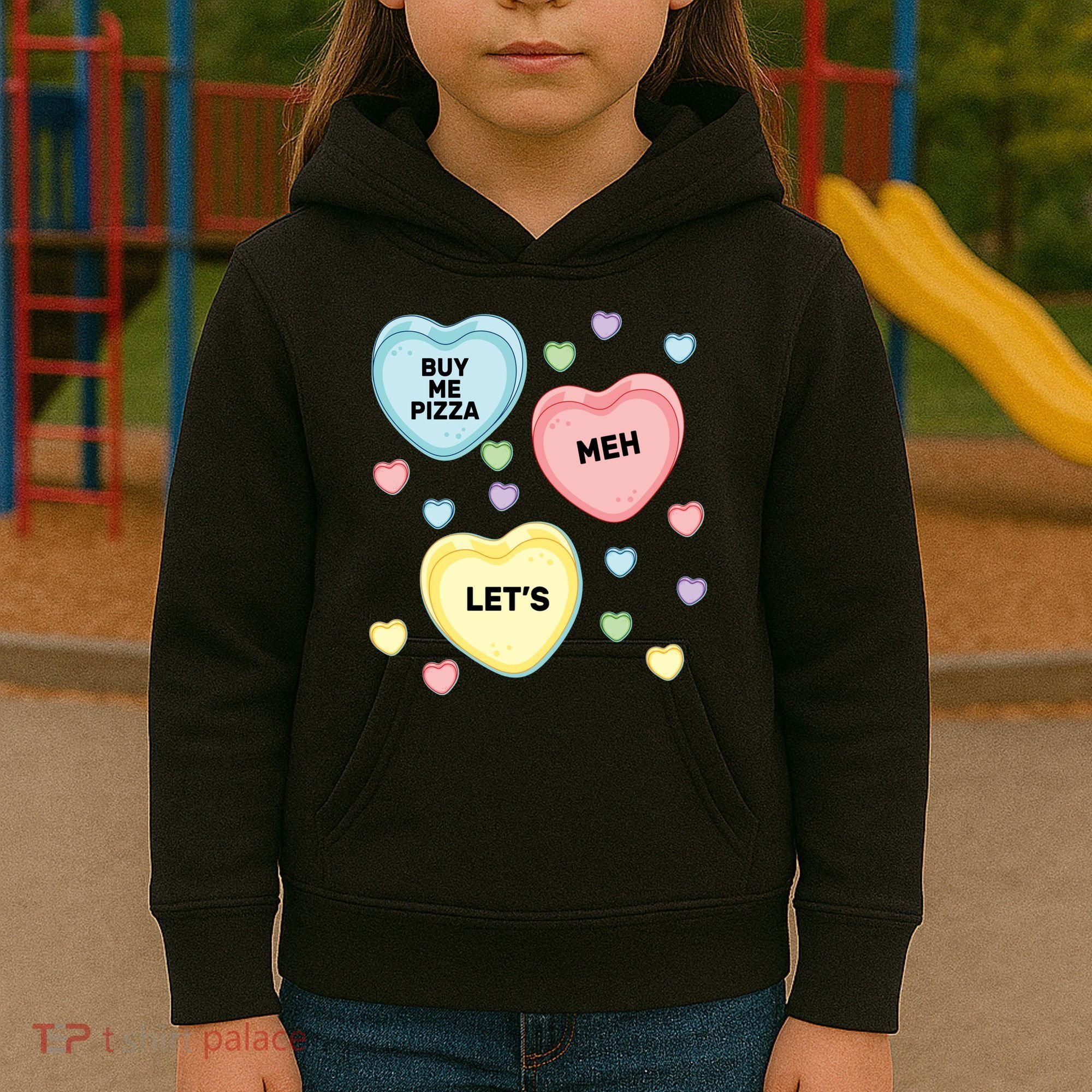 Candy Of Hearts Kids Hoodie