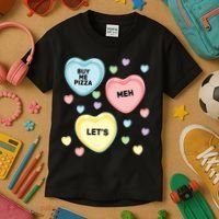 Candy Of Hearts Kids T-Shirt thumb 3