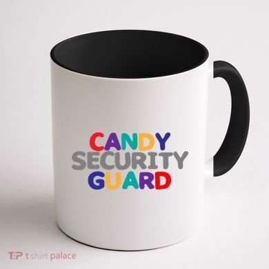 Candy Security Guard Coffee Mug back