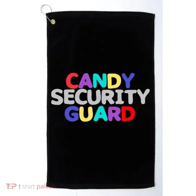 Candy Security Guard Golf Towel