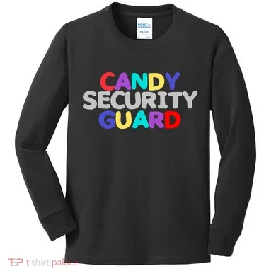 Candy Security Guard Kids Long Sleeve Shirt