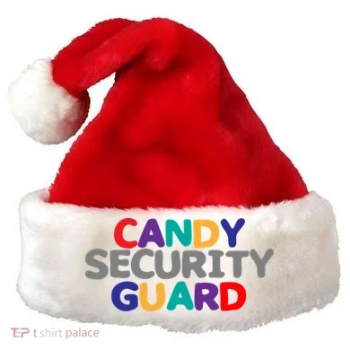 Candy Security Guard Santa Hat