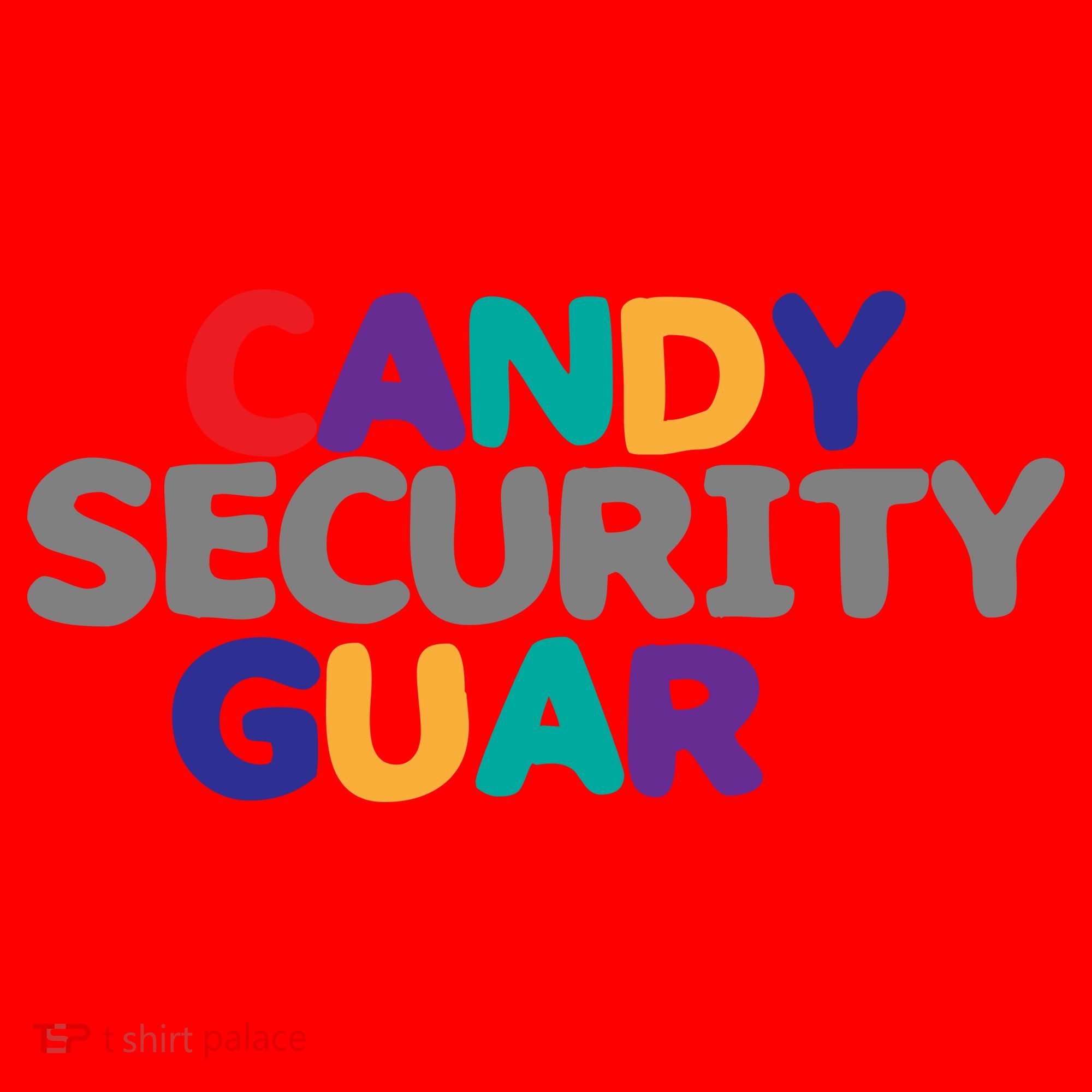 Candy Security Guard Santa Hat