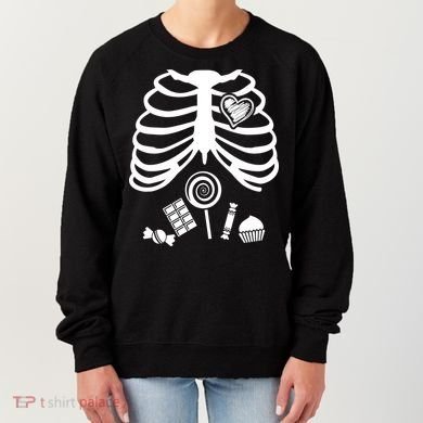 Candy X-Ray Skeleton Rib Cage Women's Sweatshirt