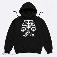 Candy X-Ray Skeleton Rib Cage Hoodie thumb 0